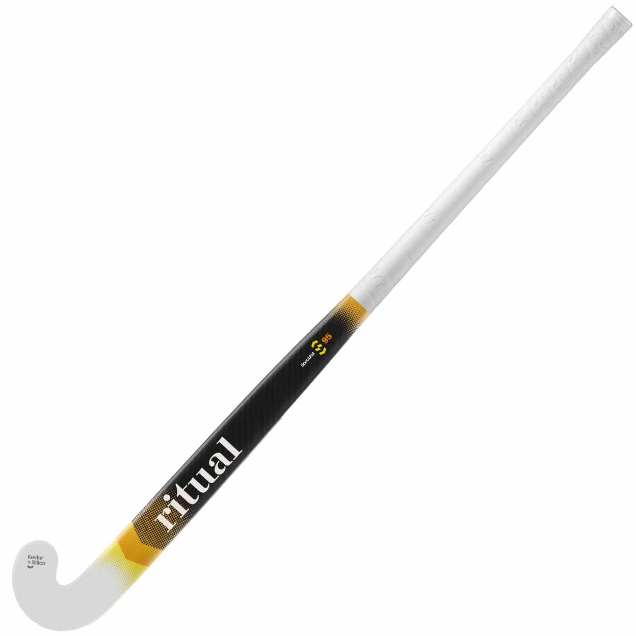 Hockey stick with 'Ritual' branding on a white background