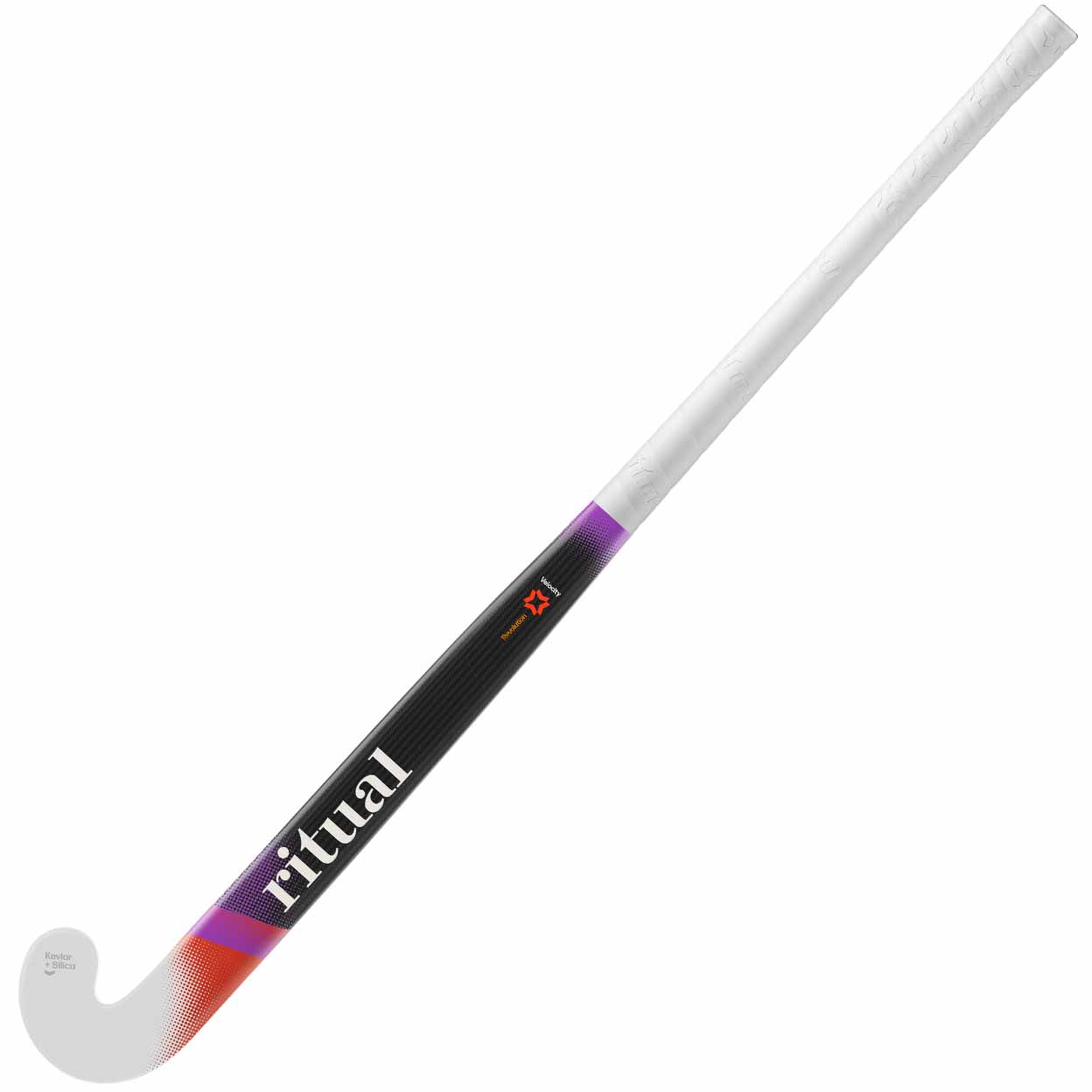 Hockey stick with 'Ritual' branding on a white background
