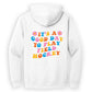 Back of the Field Hockey Retro Hooded Sweatshirt reads It's a good day to play field hockey