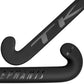 Close up of the toes of the TK Black Elephant Field Hockey Stick