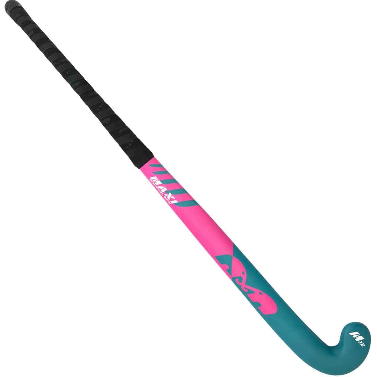 full back of the teal TK Maxi Wood Stick