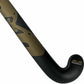 Black and gold hockey stick with 'TK Performance' branding on a white background