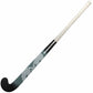 Hockey stick with black and white design on a white background