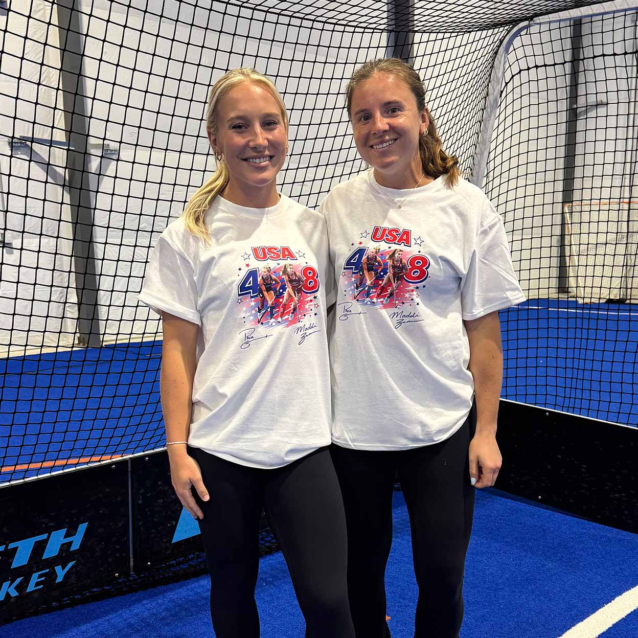 USA Player Phia and Maddie Tee