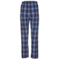 back of the navy USA Field Hockey Women's Flannel Pants