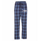 Front of the navy USA Field Hockey Women's Flannel Pants with logo