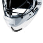 OBO ABS Helmet Replacement Throat Protector on a white helmet.