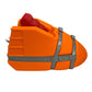 Side of the orange OBO OGO Kickers without the logo