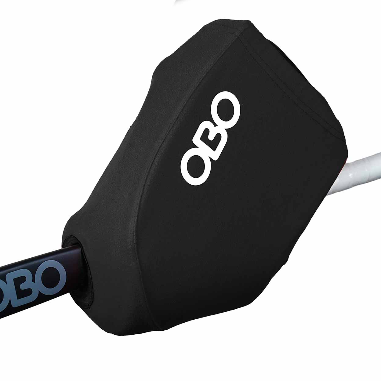 Black OBO sports equipment with logo on a white background