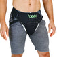 OBO Robo Men's Groin Protector on model showing it fitted