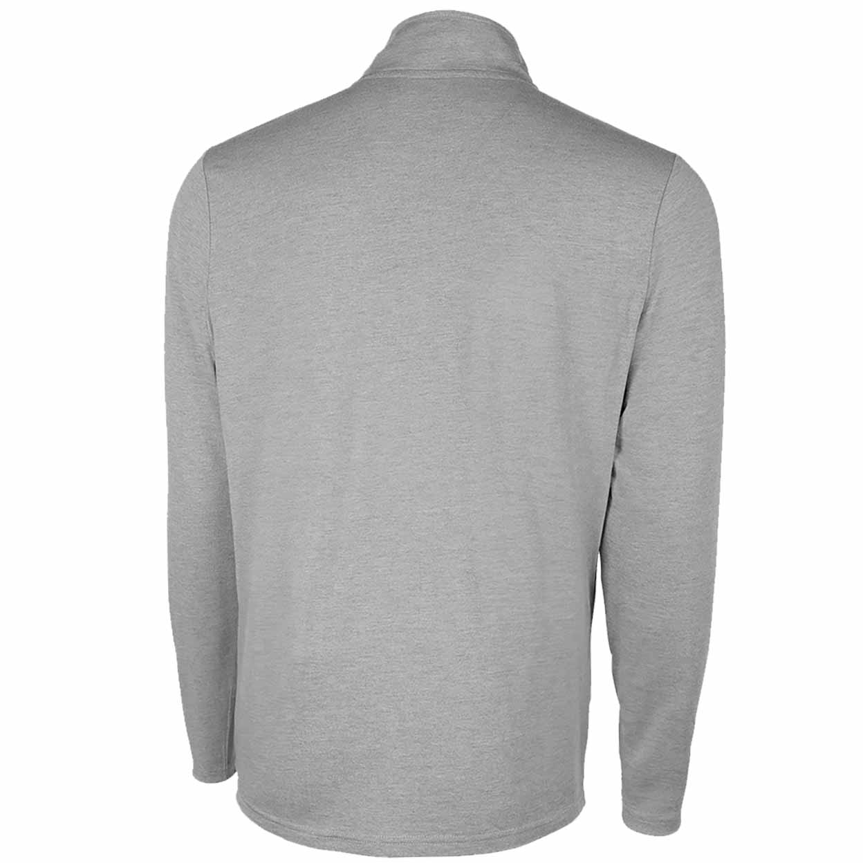 Gray long-sleeve shirt on a white background