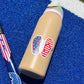 Longstreth Flip Flop Sticker on a water bottle