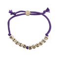 Purple Field Hockey Friendship Bracelet