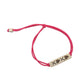 Pink Field Hockey Hearts Bracelet