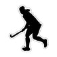 Field Hockey Player Magnet