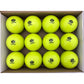 one dozen Indoor Field Hockey Ball in Yellow in a box