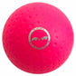 Pink sports ball with a brand logo on a white background