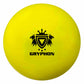 Yellow ball with Gryphon logo on a white background