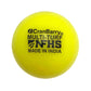 Yellow Cranbarry Multi-Turf NFHS Stamped Field Hockey Game Ball