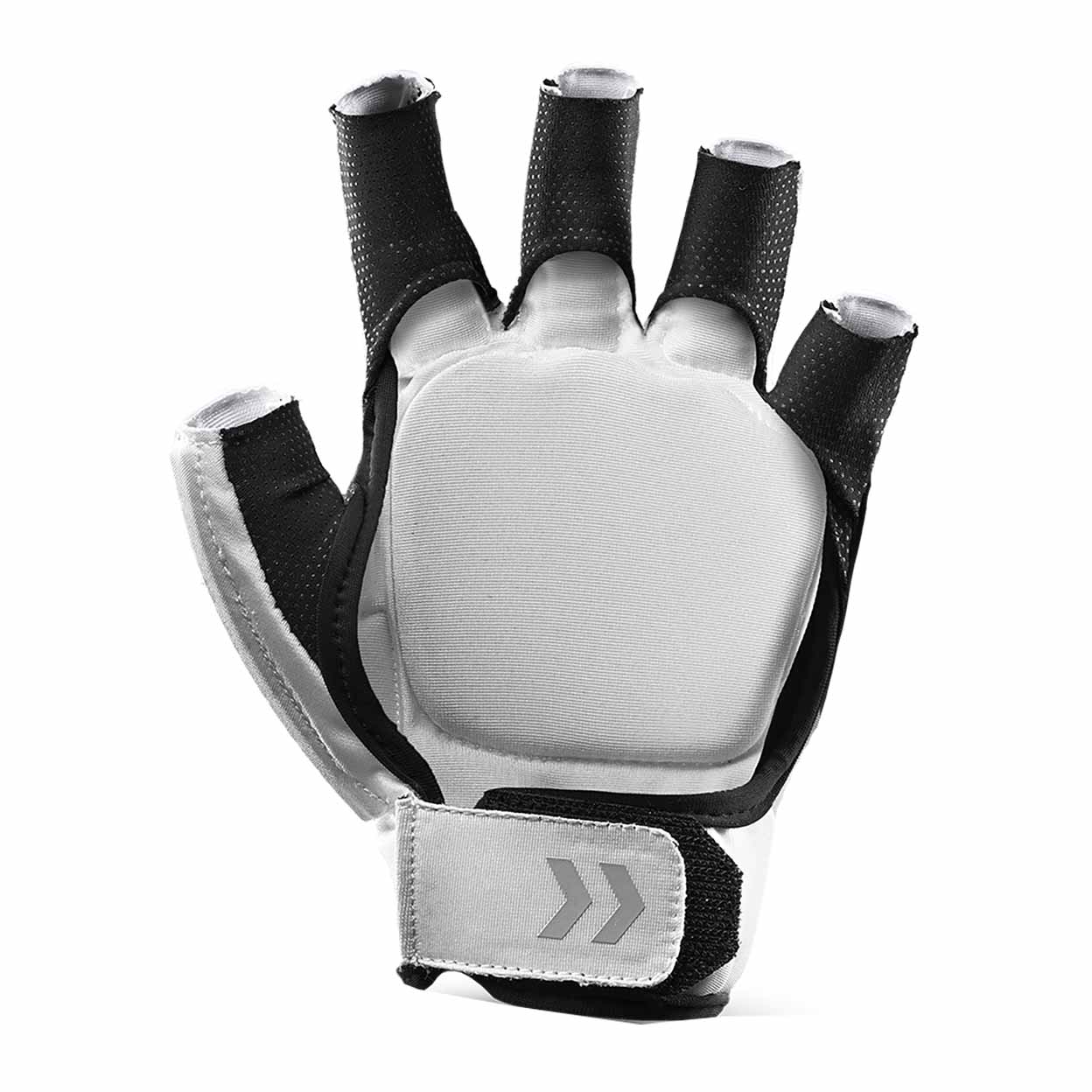 Gloves with black and gray design on a white background
