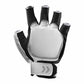 Gloves with black and gray design on a white background