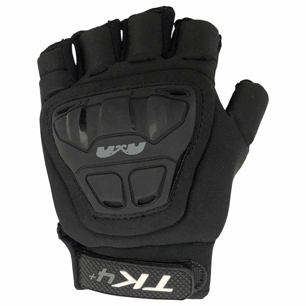 Black glove with a TK brand logo on a white background