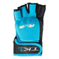 back of the blue TK5 Junior Field Hockey Glove - Left Hand