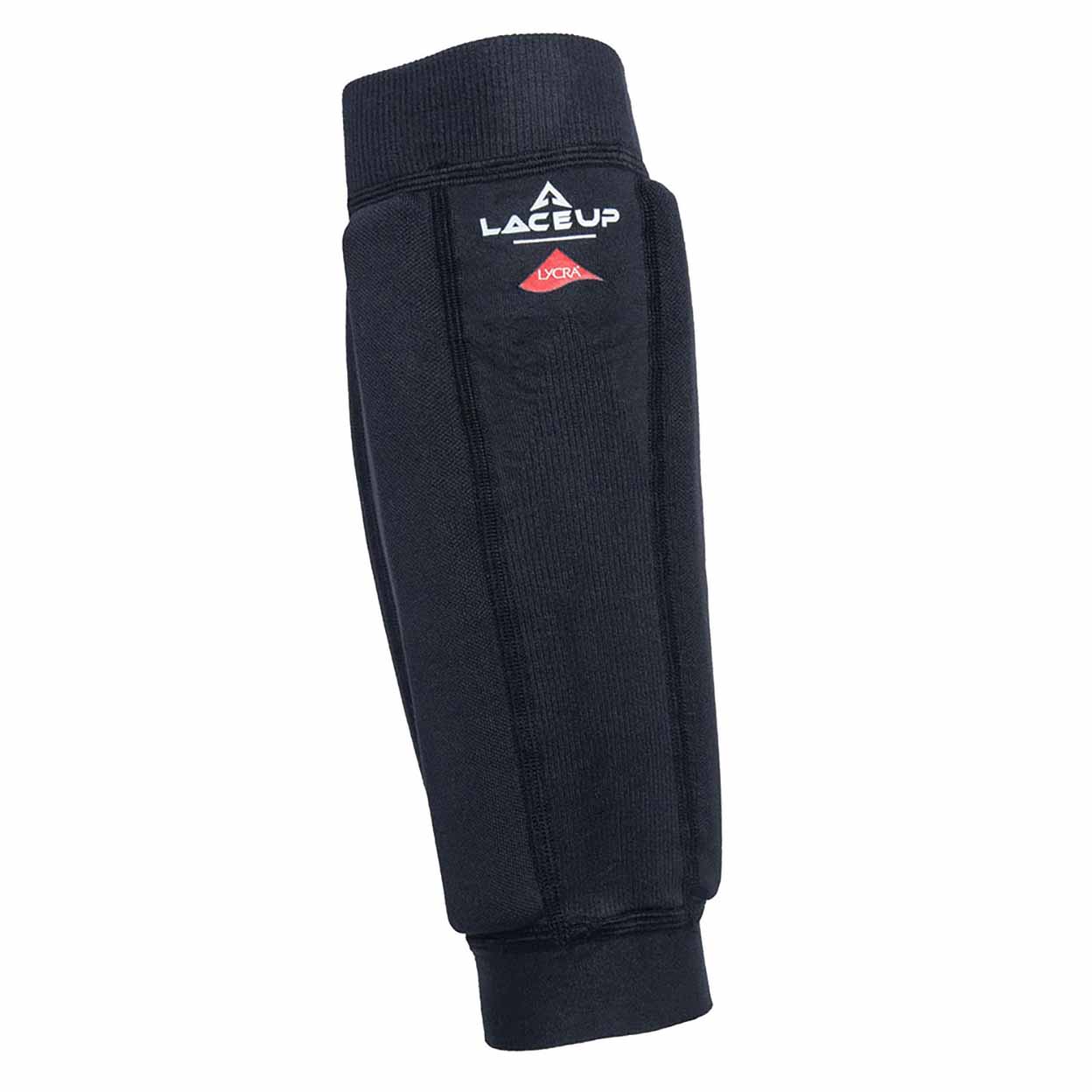 Black weighted arm sleeve with 'Lace Up' logo on a white background
