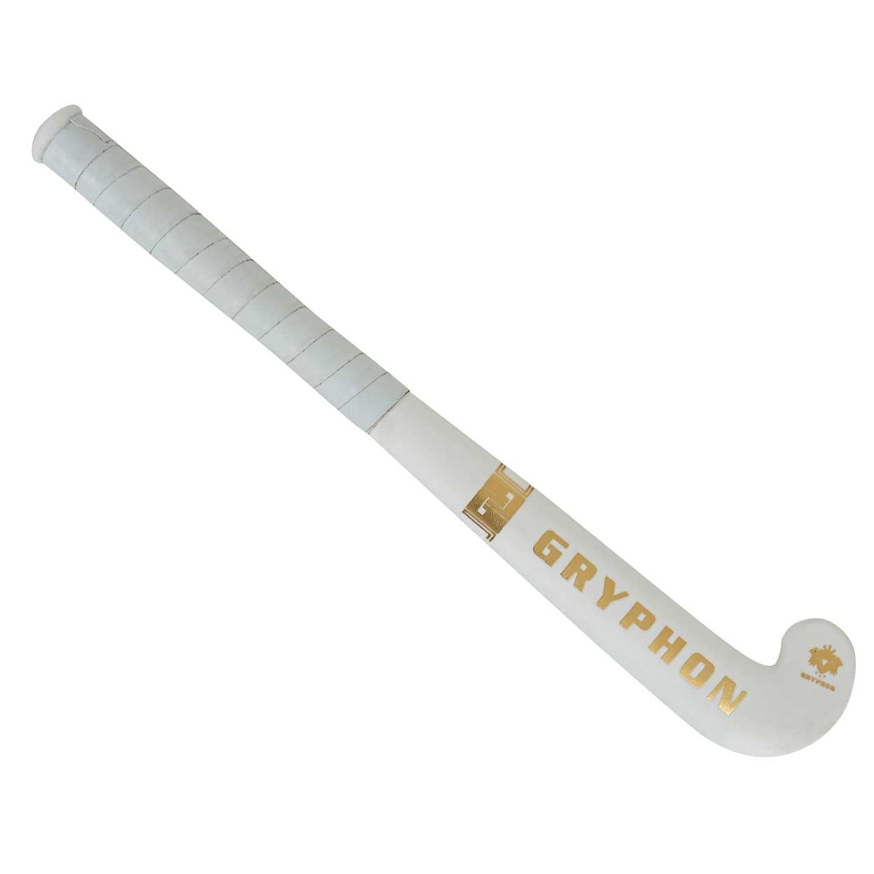 back of the white Gryphon 7'' Mini Field Hockey Stick