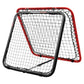 angled view of the black (sane) side of the Crazy Catch Wild Child 2.0 Rebounder