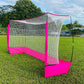 Angled Blockstar Pink Outdoor Goal on the Go