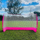 front Blockstar Pink Outdoor Goal on the Go