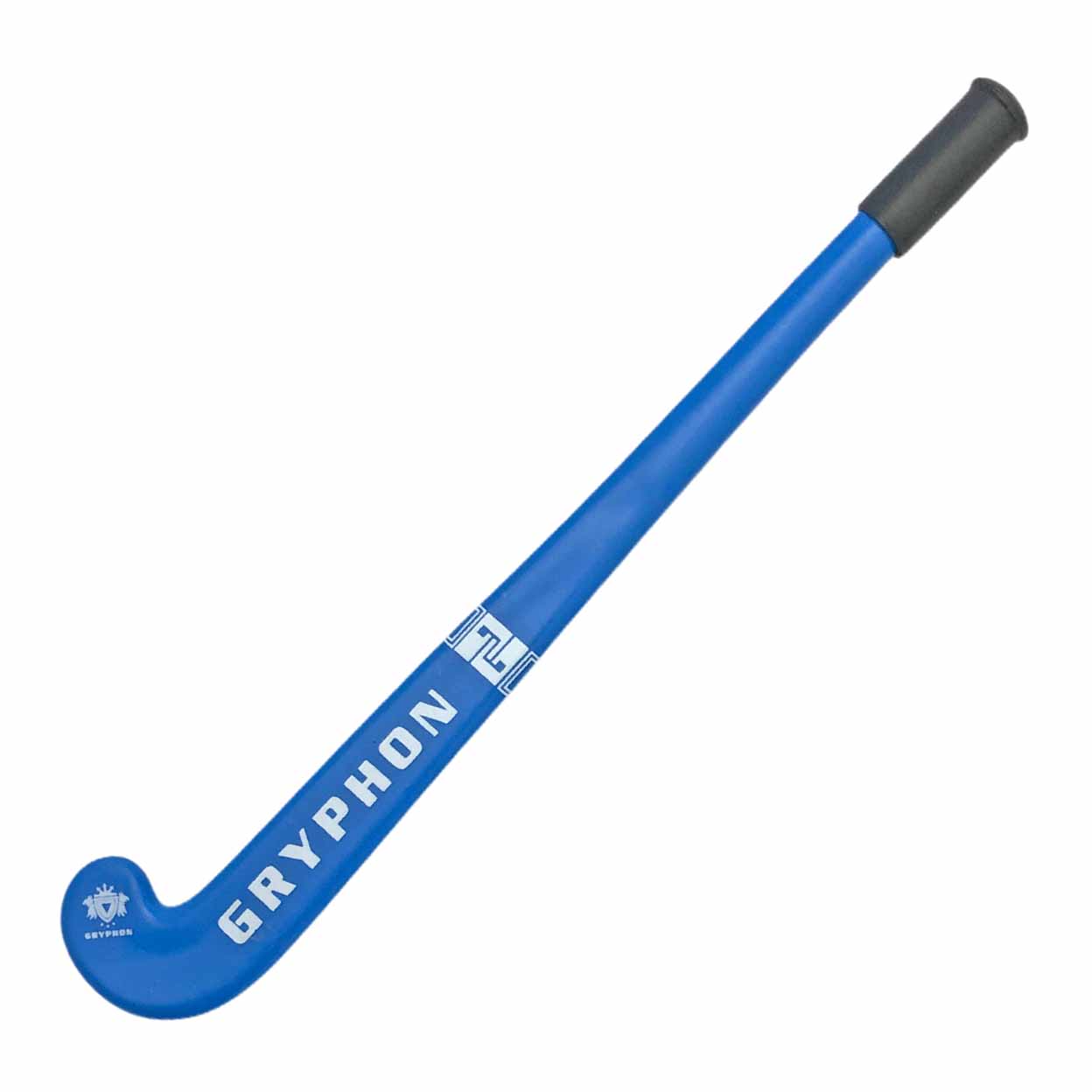 Blue Gryphon hockey stick pen on a white background