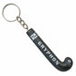 Keychain shaped like a hockey stick with 'Gryphon' branding on a white background