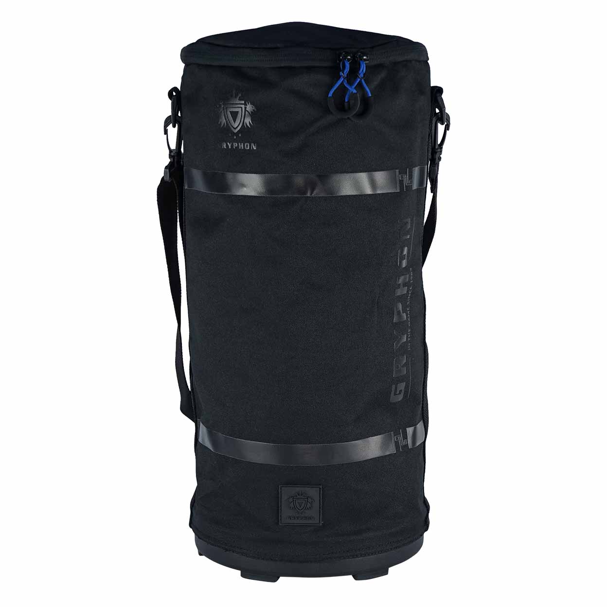 Front of the black Gryphon Billie Ball Bag