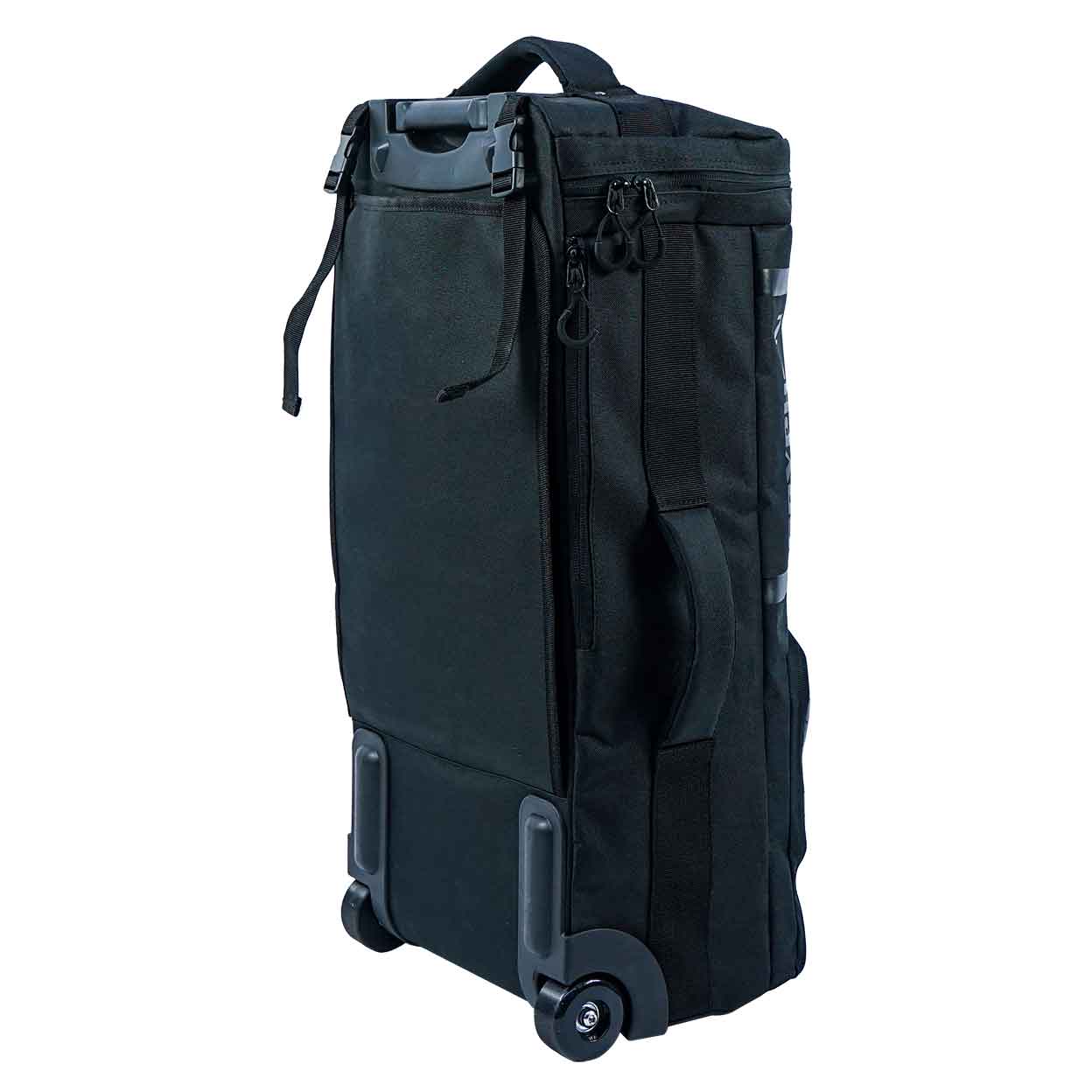 Angled back and side view of the Gryphon Coaching Wheel Bag
