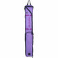 Purple and black Gryphon hockey stick bag on a white background