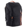 Front of the black Grays XI Gen3 Field Hockey Backpack angled to the right