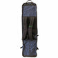A dark blue and black Osaka stick bag shown from the back, featuring padded shoulder straps, a top carry handle, and the vertical Osaka branding on the lower section.