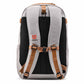 Backpack with beige straps on a white background