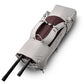 back of the grey Ritual Mission Combo Field Hockey Stick Bag with sticks 