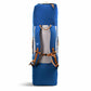 Back of the Blue backpack with 'ritual' branding on a white background