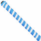 Blue and white striped stick grip on a white background