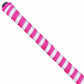 Pink and white striped towel grip on a white background