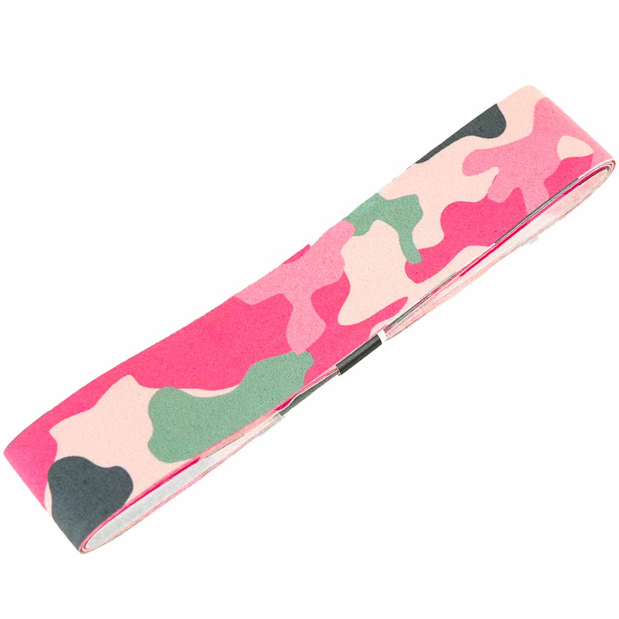 Pink camouflage stick grip on a white background