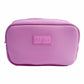 Pink pouch with 'sideline' logo on a white background