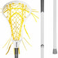 closeup of the white head with yellow pocket shaft of the white Brine Edge Pro Plus Complete Stick.