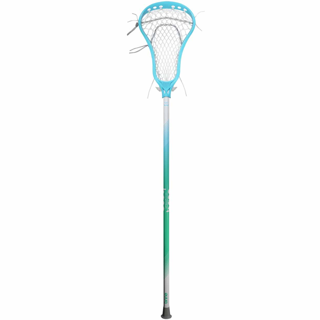 full front view of the blue Brine Krown Rise Complete Lacrosse Stick