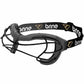 angled view of the grey Brine Halo Lacrosse Goggles