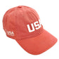 side of the USA Field Hockey Relaxed Twill Hat